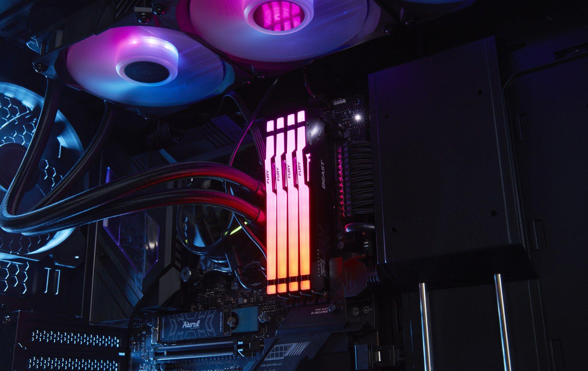 Memória RAM KINGSTON FURY Beast RGB KF560C36BBEAK2-64 (6000 MHz - 64 GB - DIMM), miniatura 9
