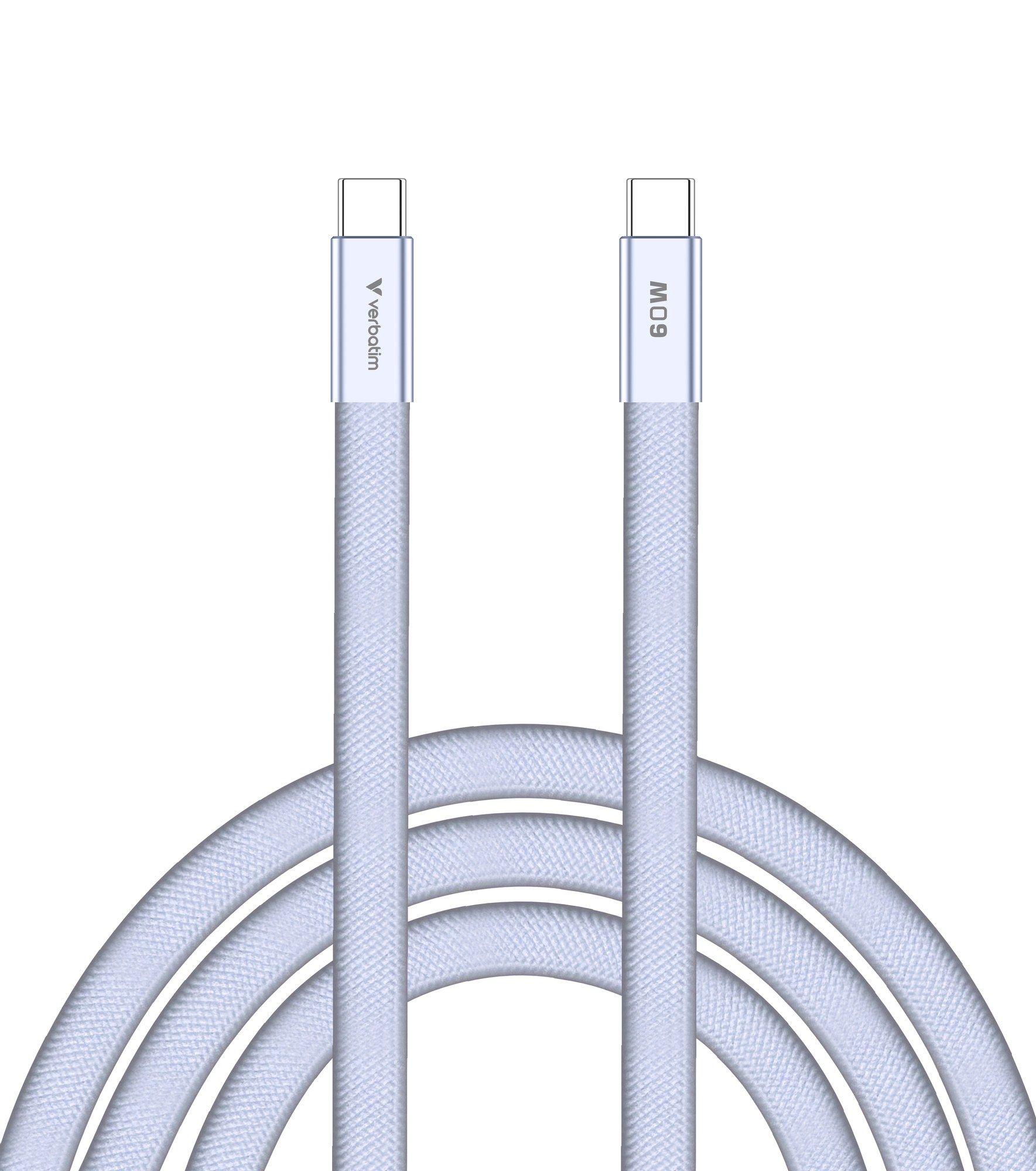Cabo USB-C VERBATIM 30275 (1,2 m - USB C - Roxo) — miniatura 2