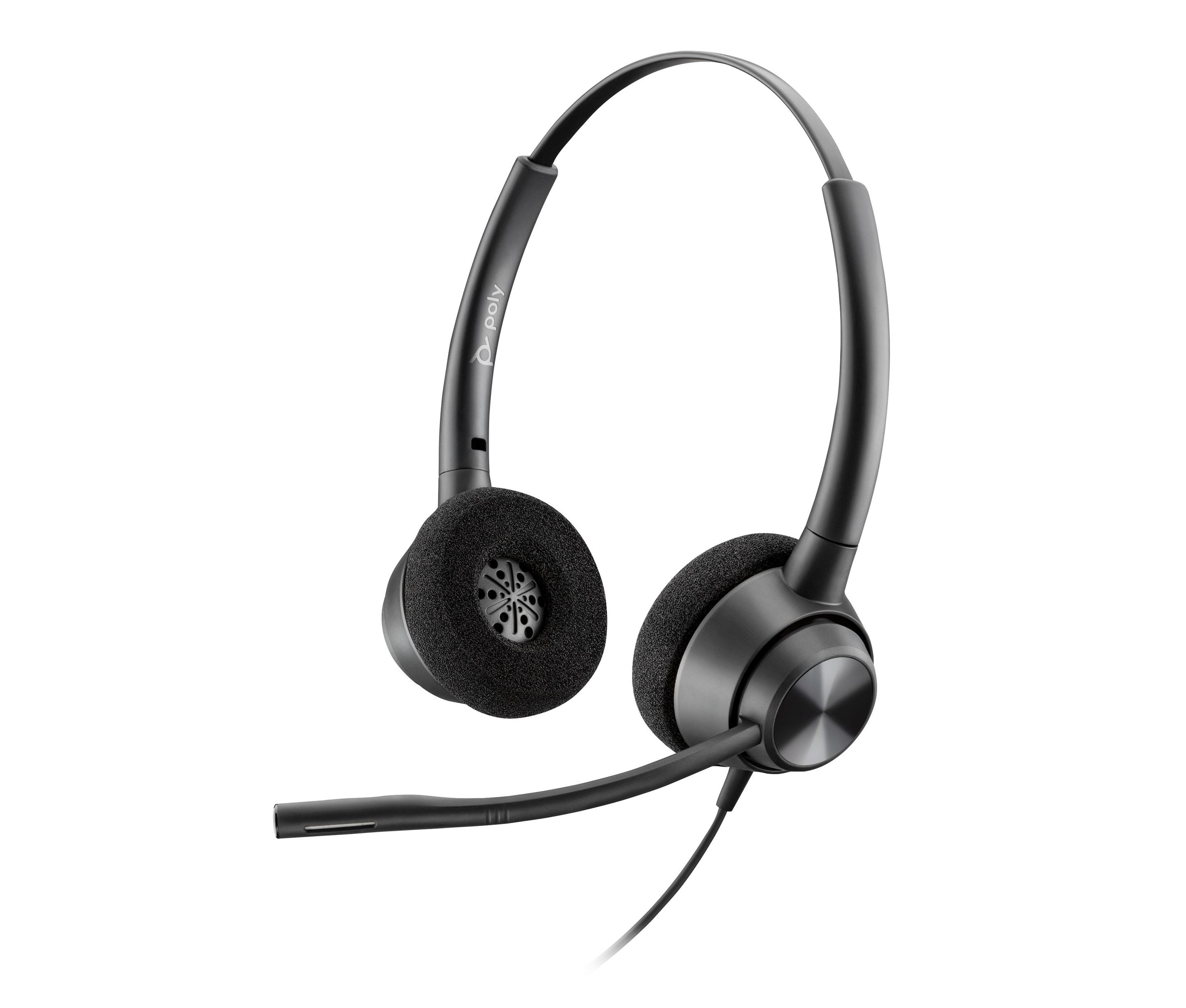 Auscultadores POLY EncorePro 320 QD (Binaural - Com fios - Circum-aural - Preto), miniatura 3