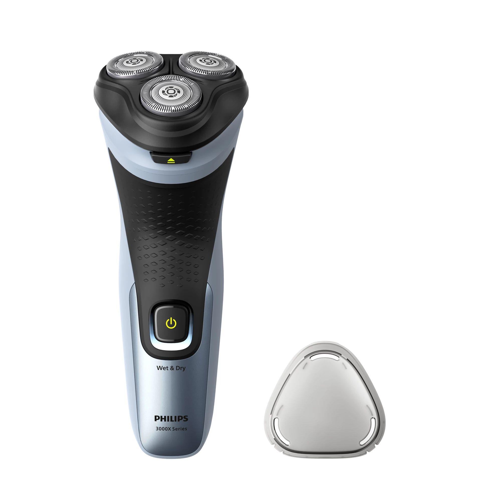 Máquina de Barbear PHILIPS Shaver Series 3000X X3063/00 (Preto e Azul)