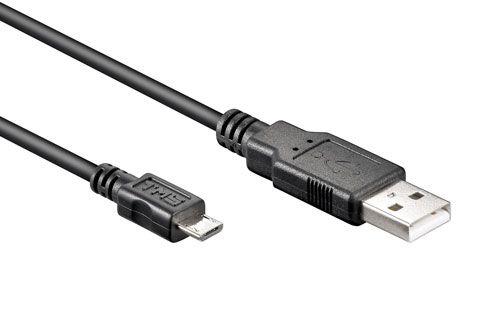 Cabo USB SHARKOON USB 2.0 Type-A para Micro-USB Type-B (3 m - USB Type-A macho - Micro-USB Type-B macho - Preto), miniatura 2