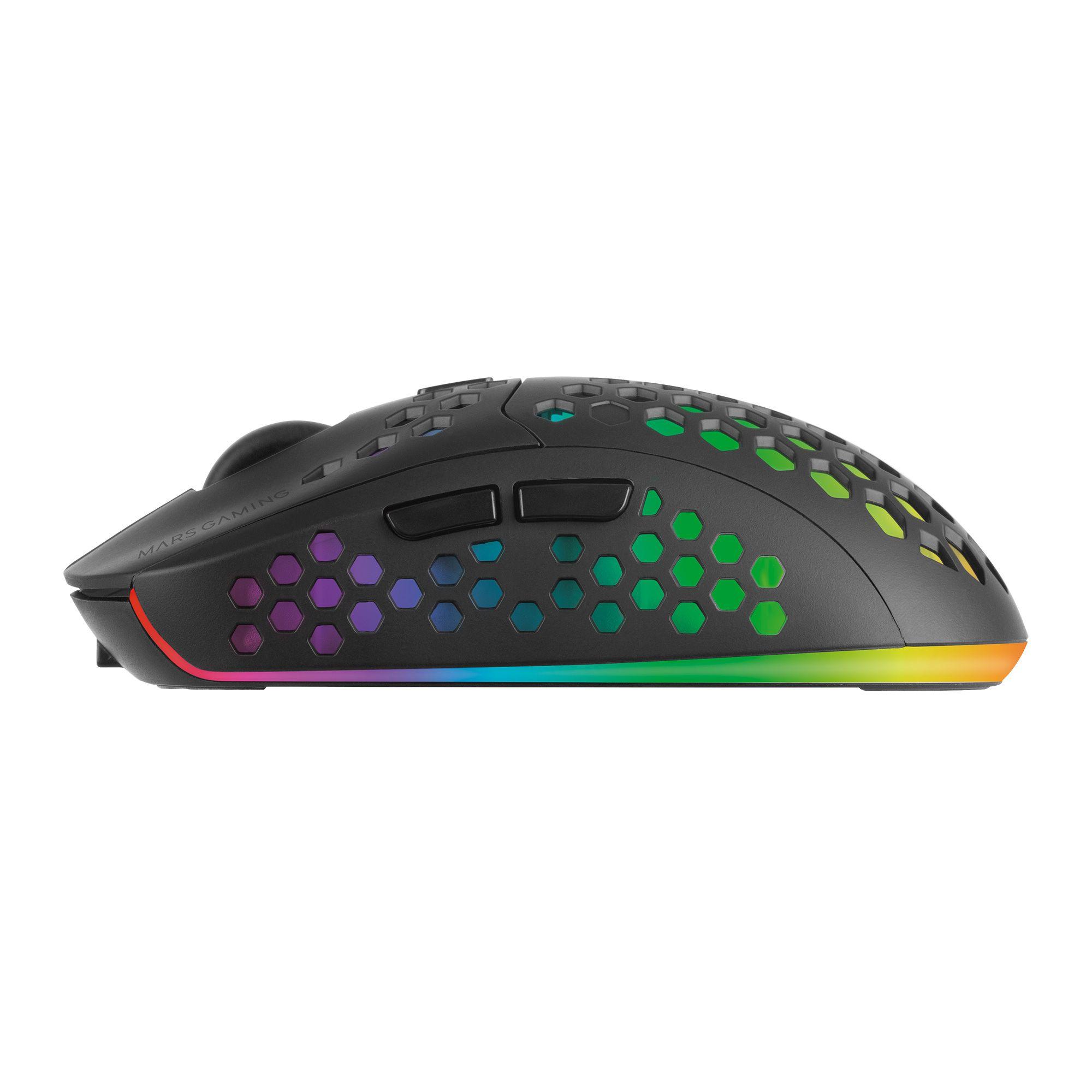 Rato Gaming MARS GAMING MMW3 (Mão direita - 3200 DPI - Ótico - Preto), miniatura 3