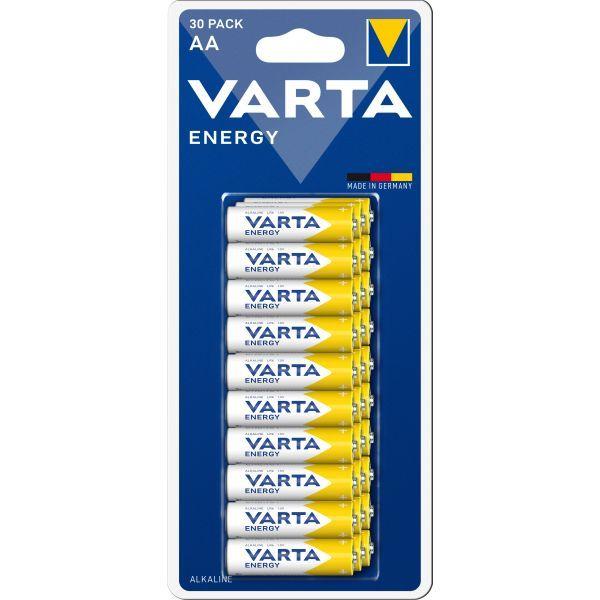 Pilhas Alcalinas VARTA ENERGY AA LR6 (Azul, Branco e Amarelo), miniatura 3