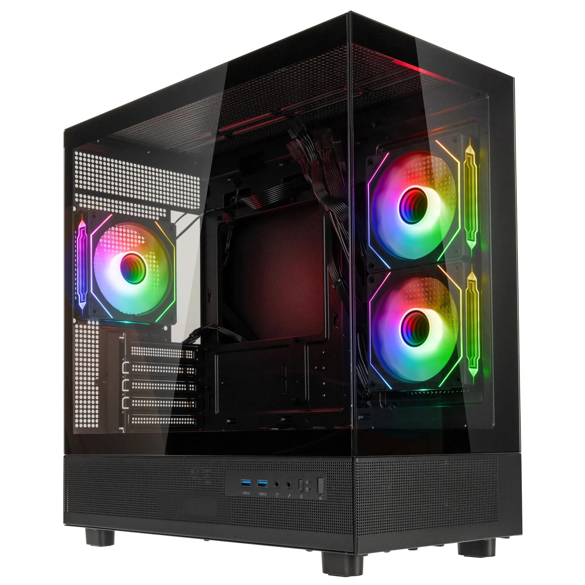 Caixa Micro-ATX GSI SMARTASSEMBLY GSI M-ATX G750G (750 W - Micro-ATX - ARGB)
