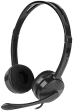 Auscultadores com Microfone NATEC Canary Go (Binaural - Com fios - Supra-aural - Preto)