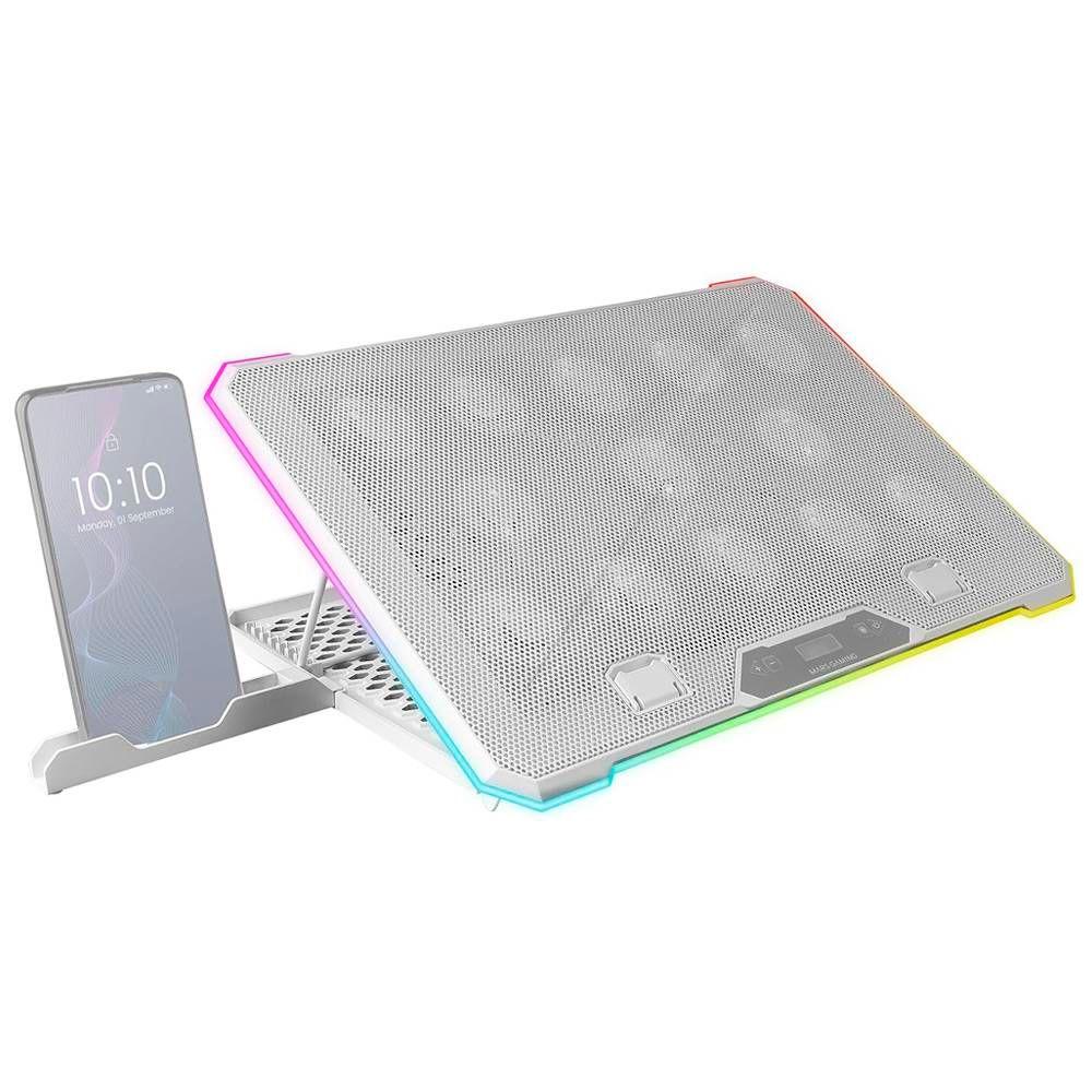 Base de Refrigeração para Portátil MARS GAMING MNBC13 (17" - LCD - 43,2 cm - Branco), miniatura 3