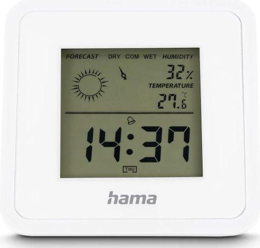 Termómetro Ambiente Digital HAMA Borneo 00185891 (Plástico - Branco)