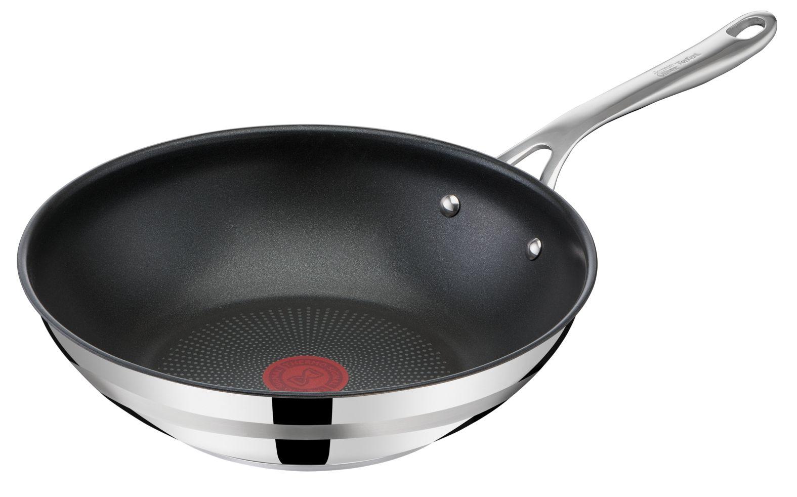 Wok TEFAL Jamie Oliver Cook Smart E3101925 (Aço inoxidável - 28 cm - Aço inoxidável)