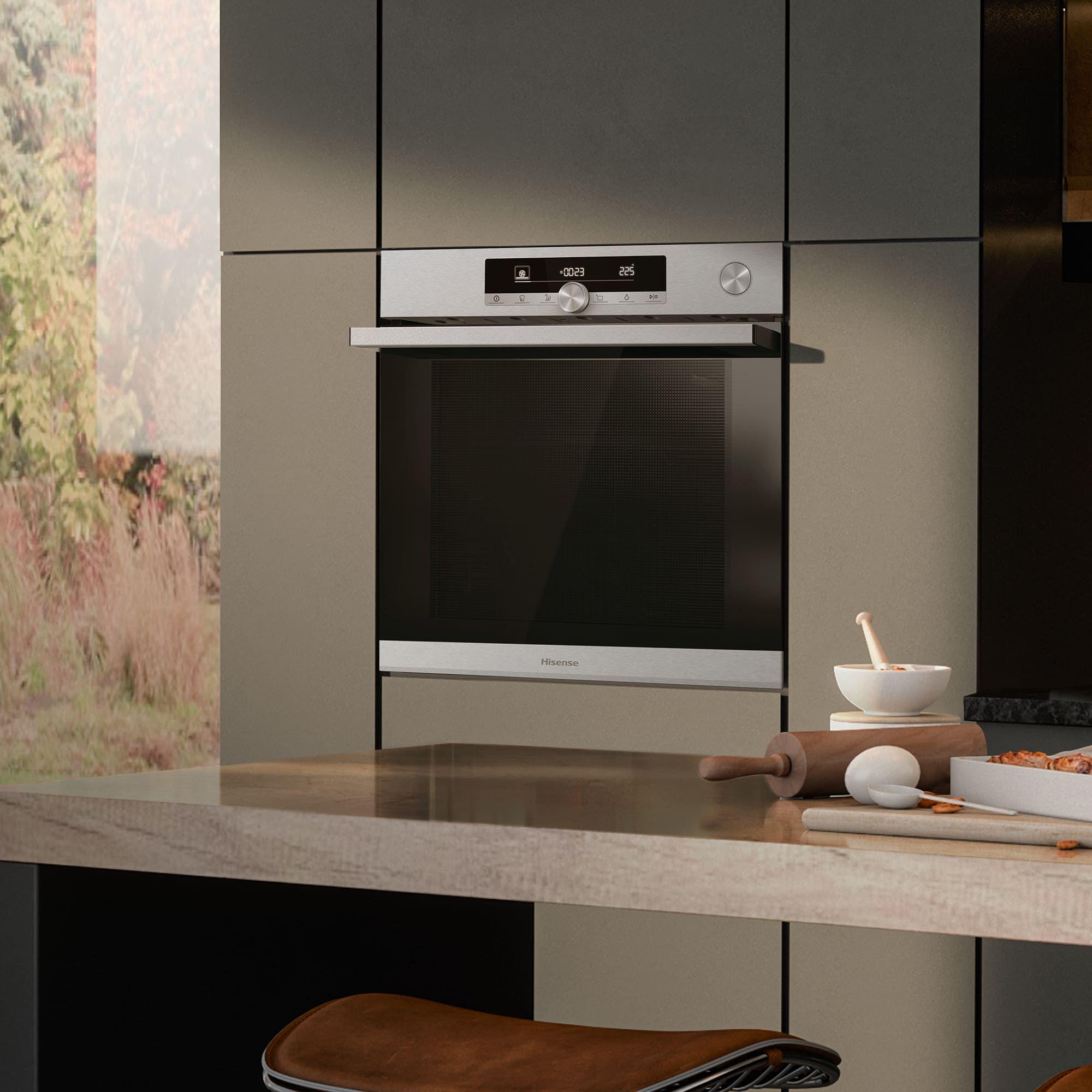 Forno de Encastre HISENSE O643PX (Forno elétrico - 77 l - Pyroclean - Inox), miniatura 2