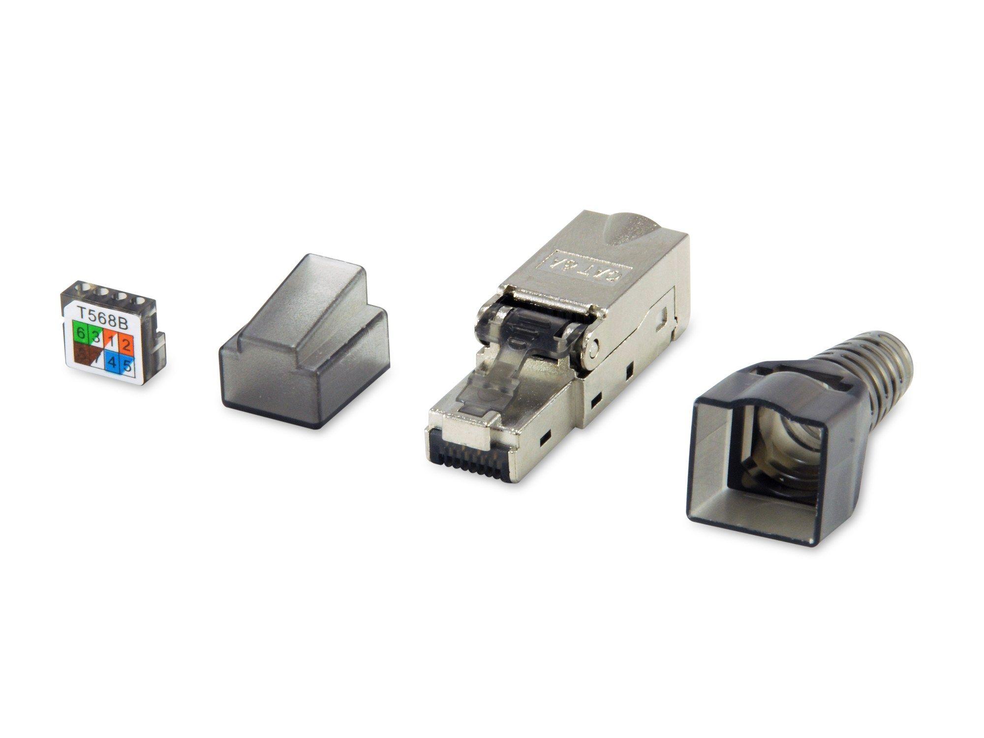 Conjunto de 5 Conectores RJ45 EQUIP 121171 (Níquel)