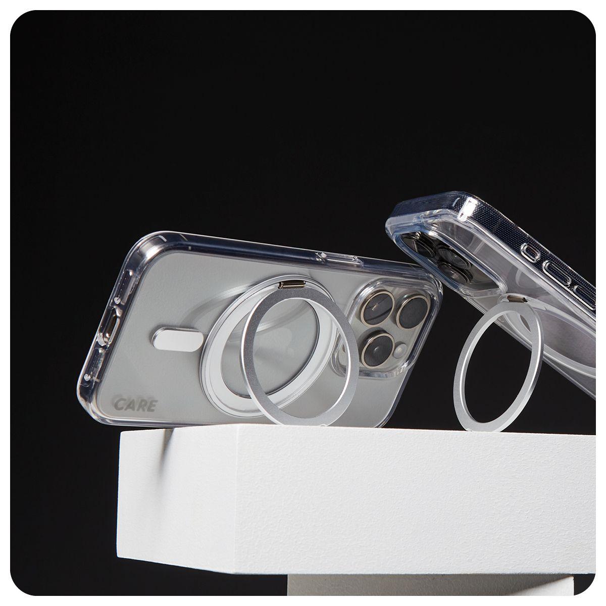 Capa para Telemóvel PANZERGLASS CARE Case Feature Silver Kickstand MagSAFE iPhone 16 (Apple - Compatível com MagSafe - Transparente), miniatura 5