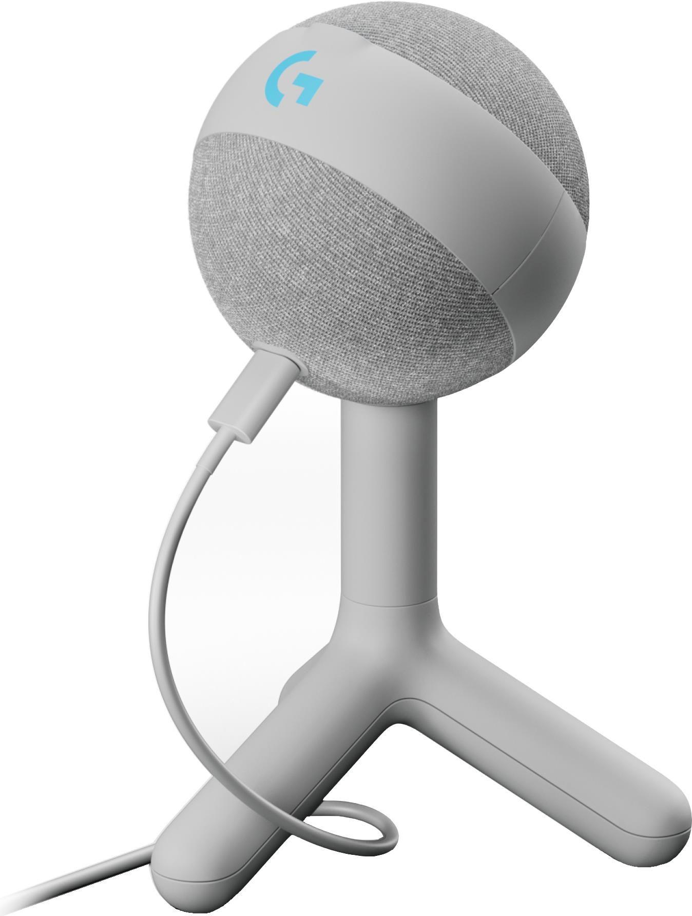 Microfone LOGITECH G Yeti Orb (Microfone de mesa - Com fios - USB - Branco)