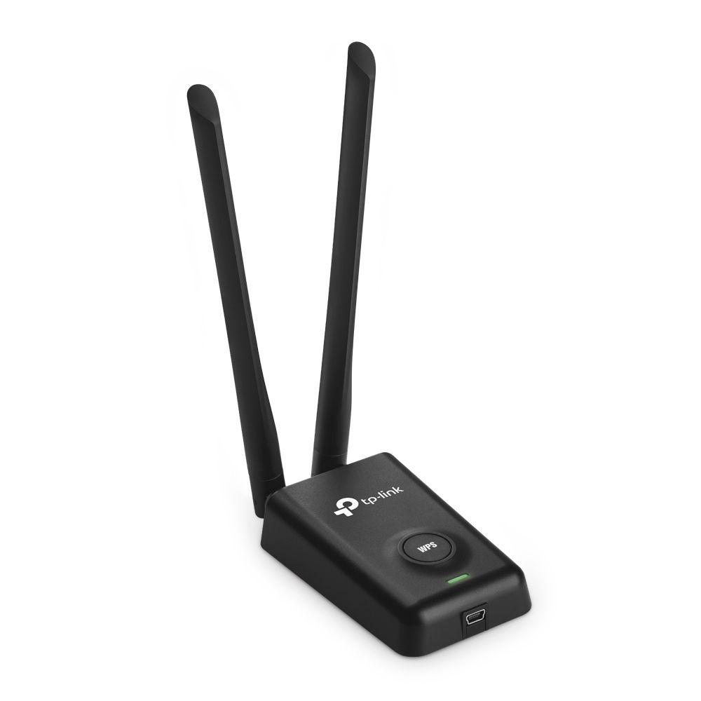 Adaptador USB Wi-Fi TP-LINK TL-WN8200ND (Wi-Fi 4 - 150 e 300 Mbit/s - Banda única - Preto)
