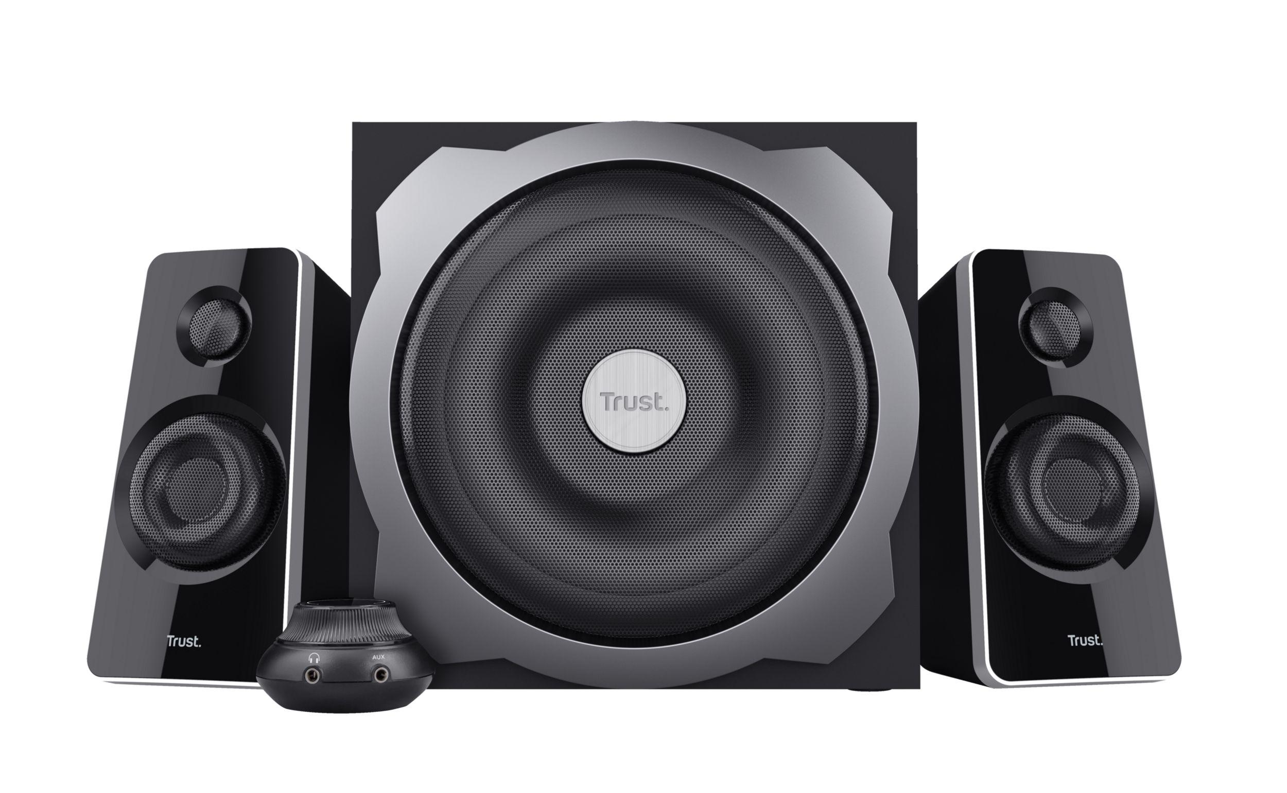 Conjunto de Colunas TRUST Tytan 2.1 (Com fios - 60 W - 2.1 canais - Preto), miniatura 3