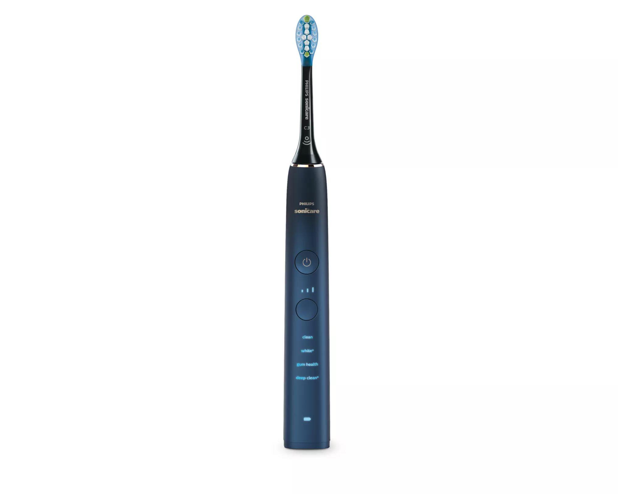 Escova de Dentes Elétrica PHILIPS Sonicare DiamondClean 9000 HX9911/88 (Preto e Azul), miniatura 2