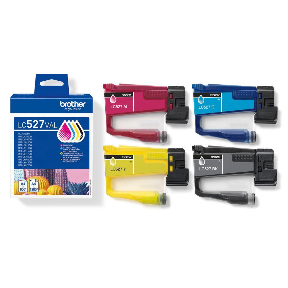Tinteiros BROTHER LC527VAL (1300 páginas - Preto, Ciano, Magenta e Amarelo), miniatura 4