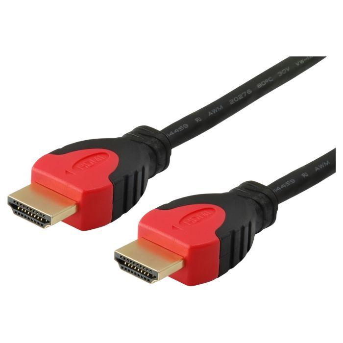 Cabo HDMI EQUIP 119341 (1 m - HDMI tipo A - Preto/Vermelho), miniatura 2