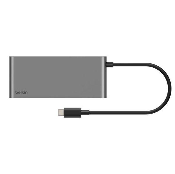 Hub USB-C BELKIN INC024HQSGY (0,2 m - Cinzento), miniatura 3