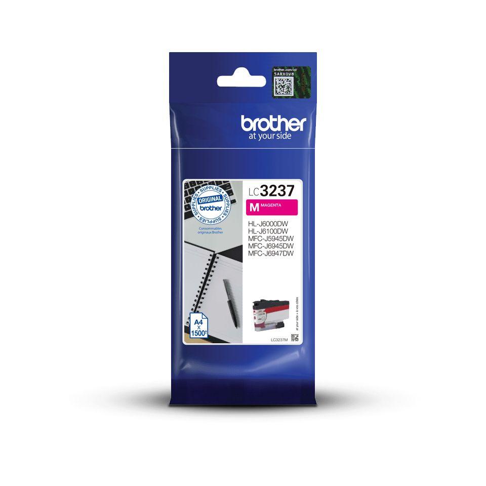 Tinteiro BROTHER LC3237M (1500 páginas - Magenta)