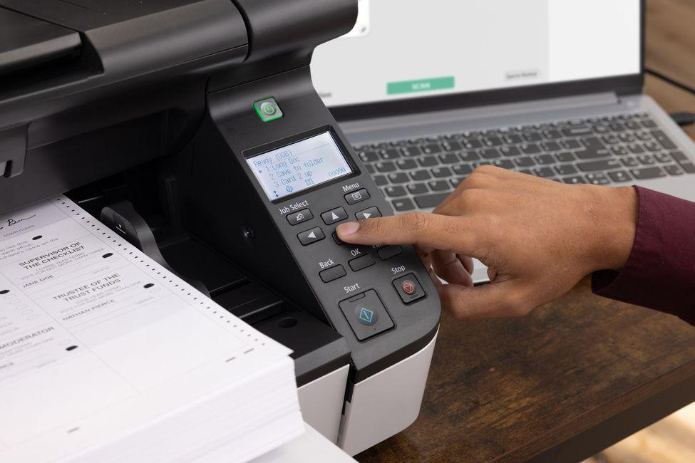 Scanner de Documentos CANON imageFORMULA DR-G2110 (RJ-45, USB - Branco), miniatura 11