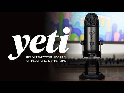 Microfone LOGITECH Yeti (Com fios - USB - 48 kHz - Preto) — miniatura 2