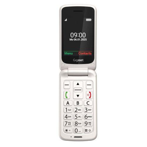 Telefone para Seniores GIGASET GL595 (32MB/32MB - 2,8" - SIM único - Branco)