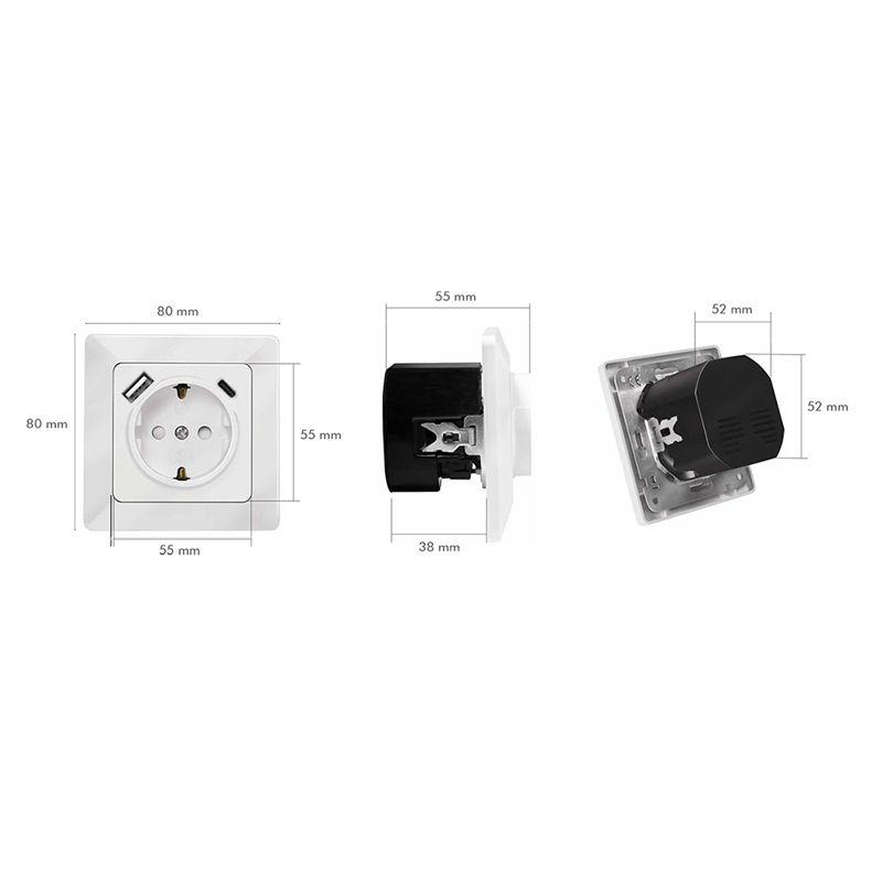 Tomada de Encastrar LOGILINK PA0253 (Branco), miniatura 7