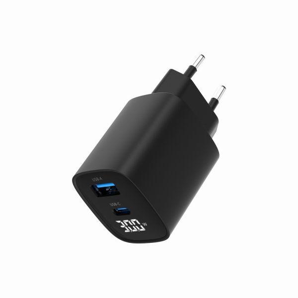 Carregador Rápido USB GEMBIRD TA-UC-PDQC30LCD-BK-01 (30 W - Até 30 W - Preto), miniatura 5