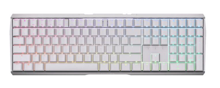 Teclado CHERRY MX 3.0S G80-3872LJBDE-0 (Alemão - Cherry MX2A Red - Tamanho completo - Branco)