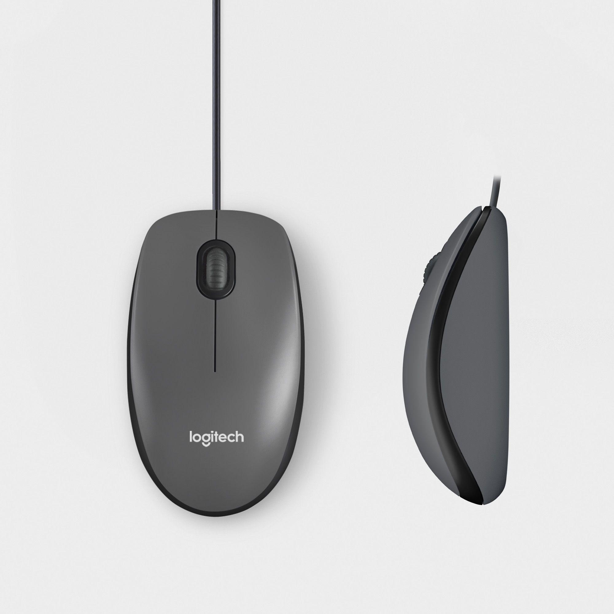 Rato LOGITECH M100 (Ambidestro - 1000 DPI - Ótico - Preto) — miniatura 6