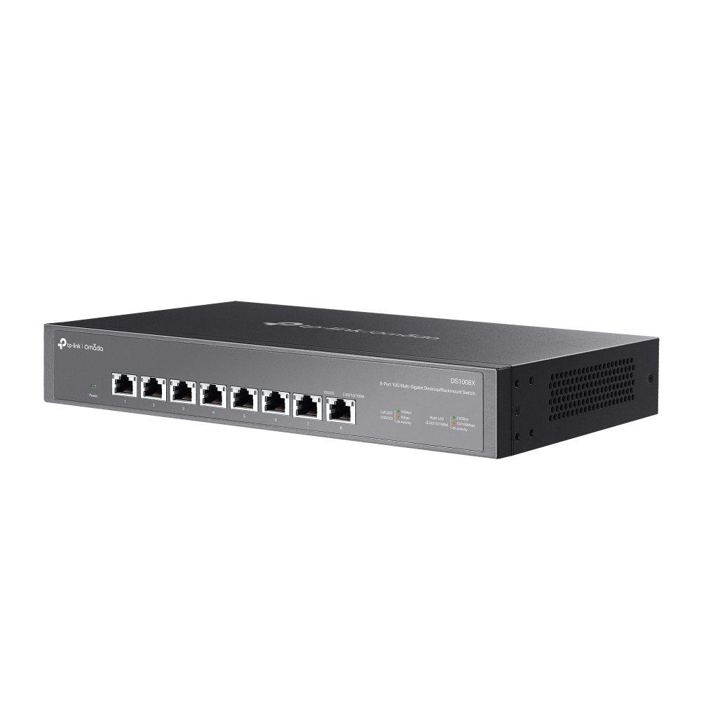Switch TP-LINK Omada DS1008X (10G Ethernet - 12 MB - 160 Gbit/s - Preto), miniatura 2