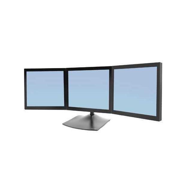 Suporte de Secretária para 3 Monitores ERGOTRON DS100 (53,3 cm - Preto)
