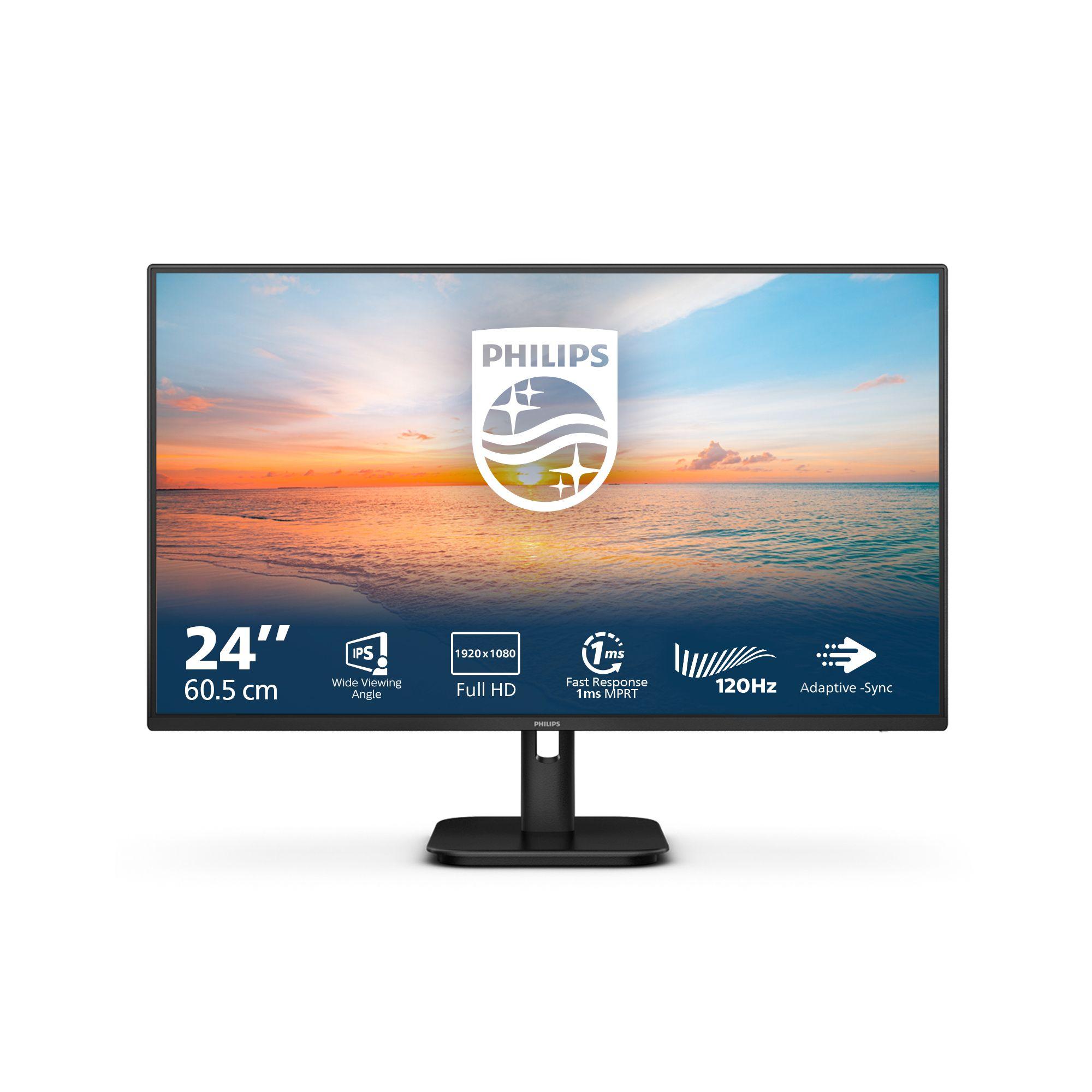 Monitor PHILIPS 24E1N1100A/00 (23,8" - IPS - 120 Hz - Preto)