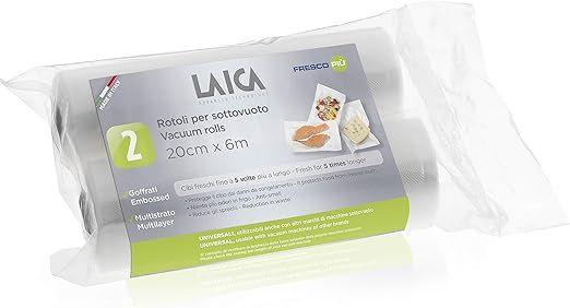 Rolo para Embalagem a Vácuo LAICA VT3508 (Transparente)