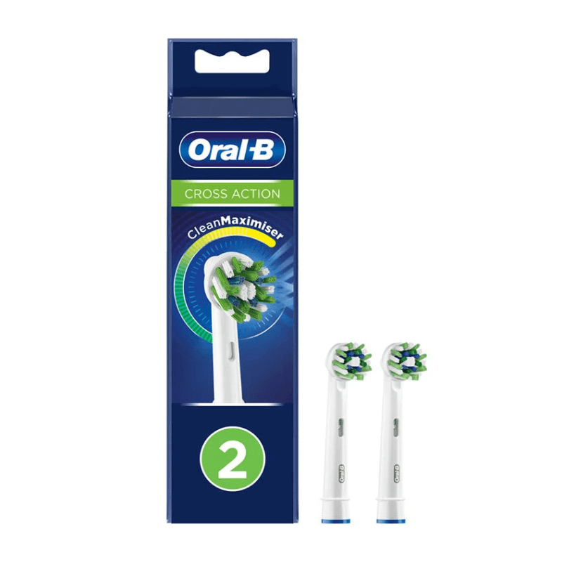 Recargas de Cabeça de Escova Elétrica ORAL-B EB50RX (CrossAction - 2 Unidades)