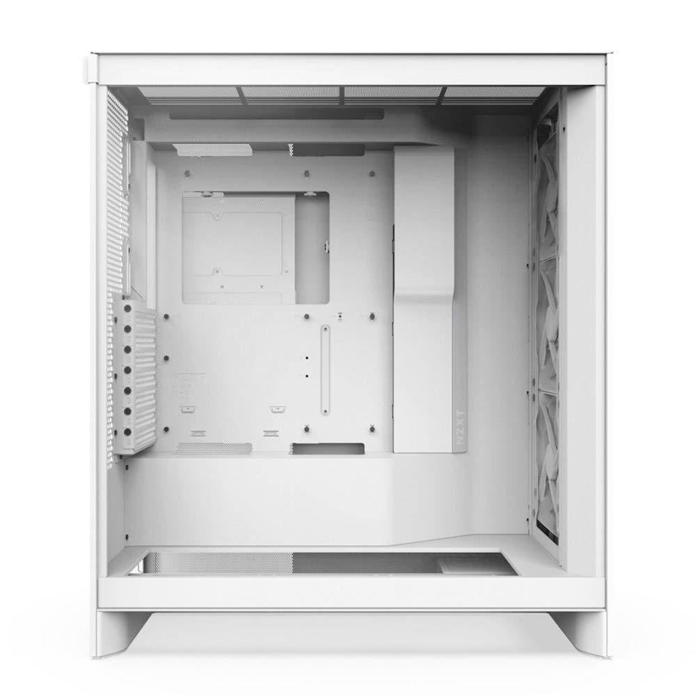 Caixa PC ATX NZXT H7 Flow 2024 (Mini-ITX, ATX, EATX - ATX, SFX, SFX-L - Midi Tower - Branca) — miniatura 3