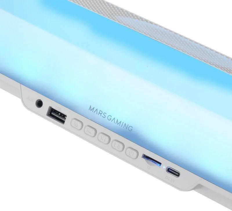 Barra de Som MARS GAMING MSBORBW (20 W - USB Type-A para USB Type-C - Branco) — miniatura 5