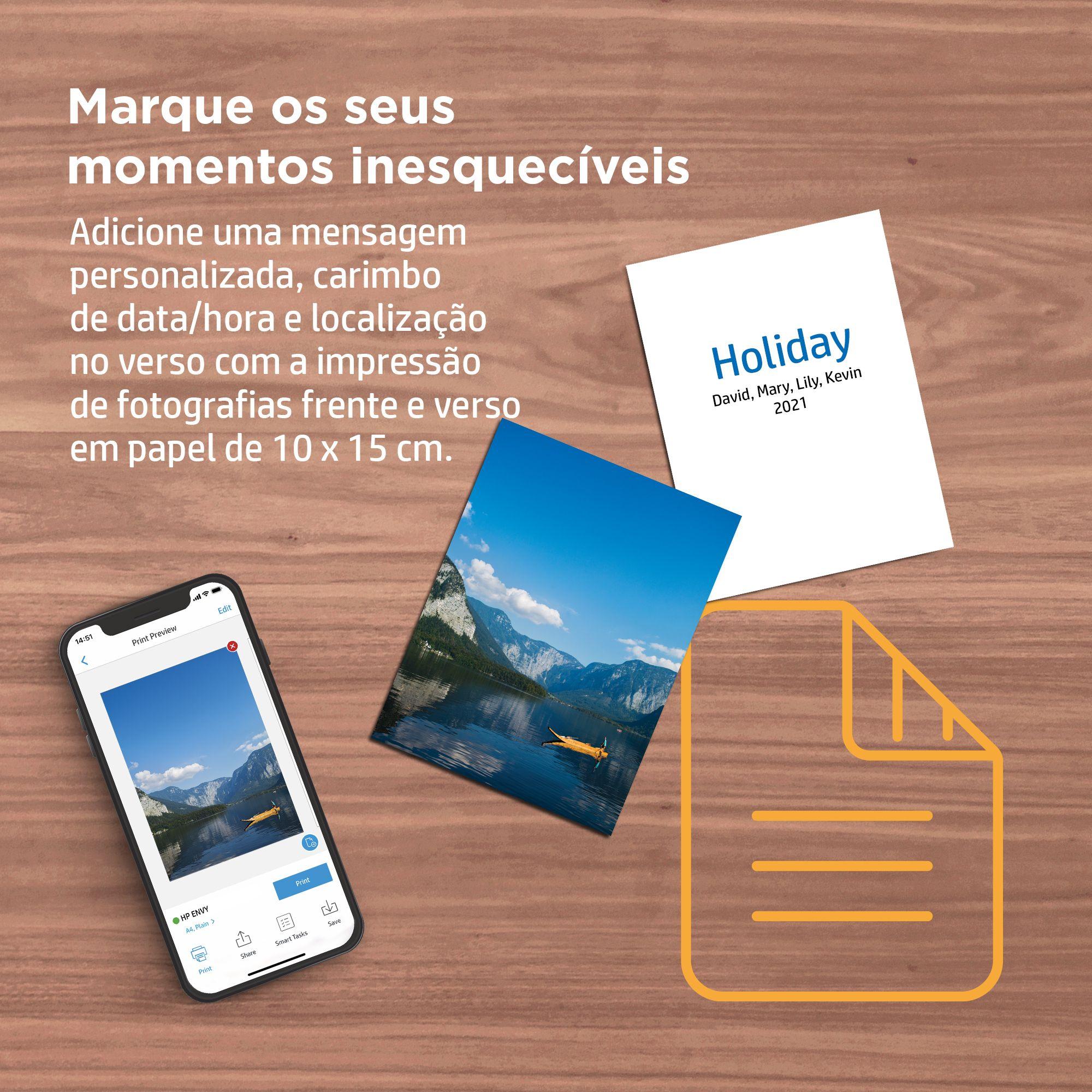 Impressora Multifunções HP ENVY Inspire 7220e (A4 - Impressão a cores - 125 folhas - Bege), miniatura 17