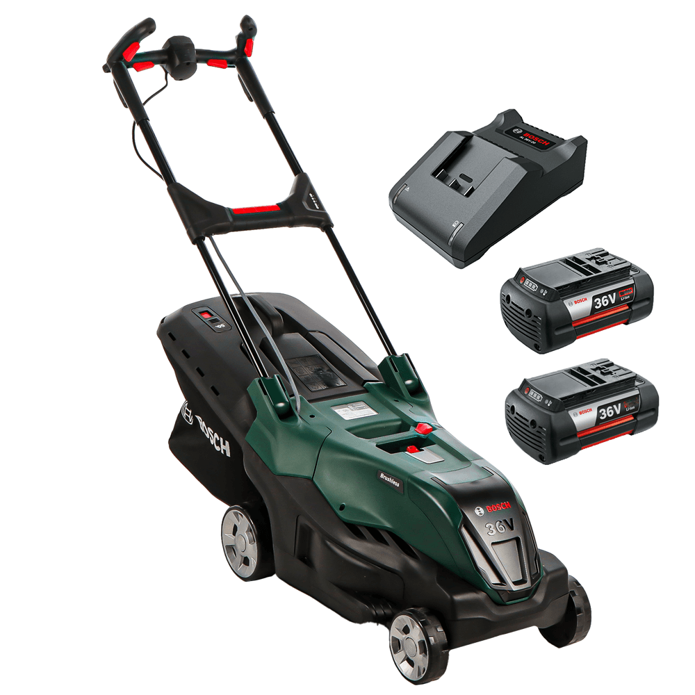 Corta-Relvas a Bateria BOSCH AdvancedRotak 36V-44-750 (36 V - 44 cm - 2 x 4,0 Ah - Verde/Preto)