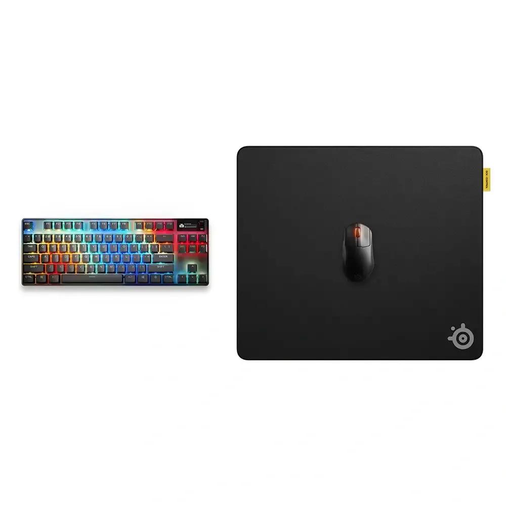 Tapete de Rato Gaming STEELSERIES QcK Performance Control L (L - Espuma, poliéster, neopreno - 3,5 mm - Preto) — miniatura 3