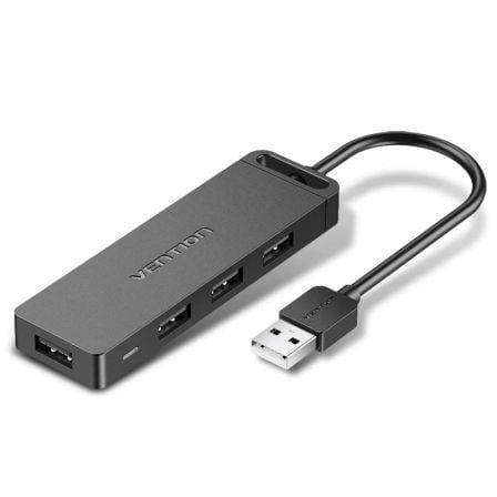 Hub USB VENTION CHMBB (0,15 m - USB-A/USB 2.0 x4/Micro-B - Preto)
