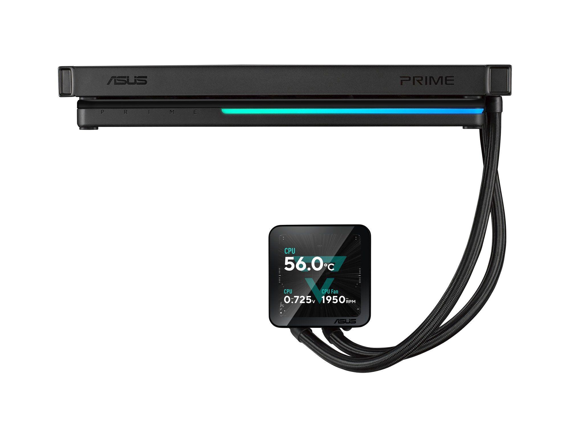 Sistema de Refrigeração Líquida ASUS PRIME LC II 360 ARGB LCD (Radiador 360 mm - Ecrã IPS 3,95" - Preto), miniatura 3