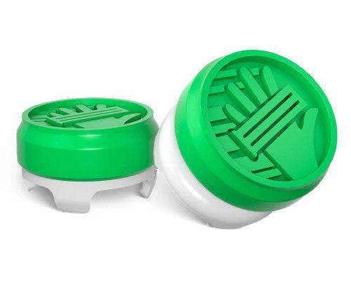 Capas de Aderência para Analógicos STEELSERIES KontrolFreek 2609-PS5 (Sony - Verde/Branco)