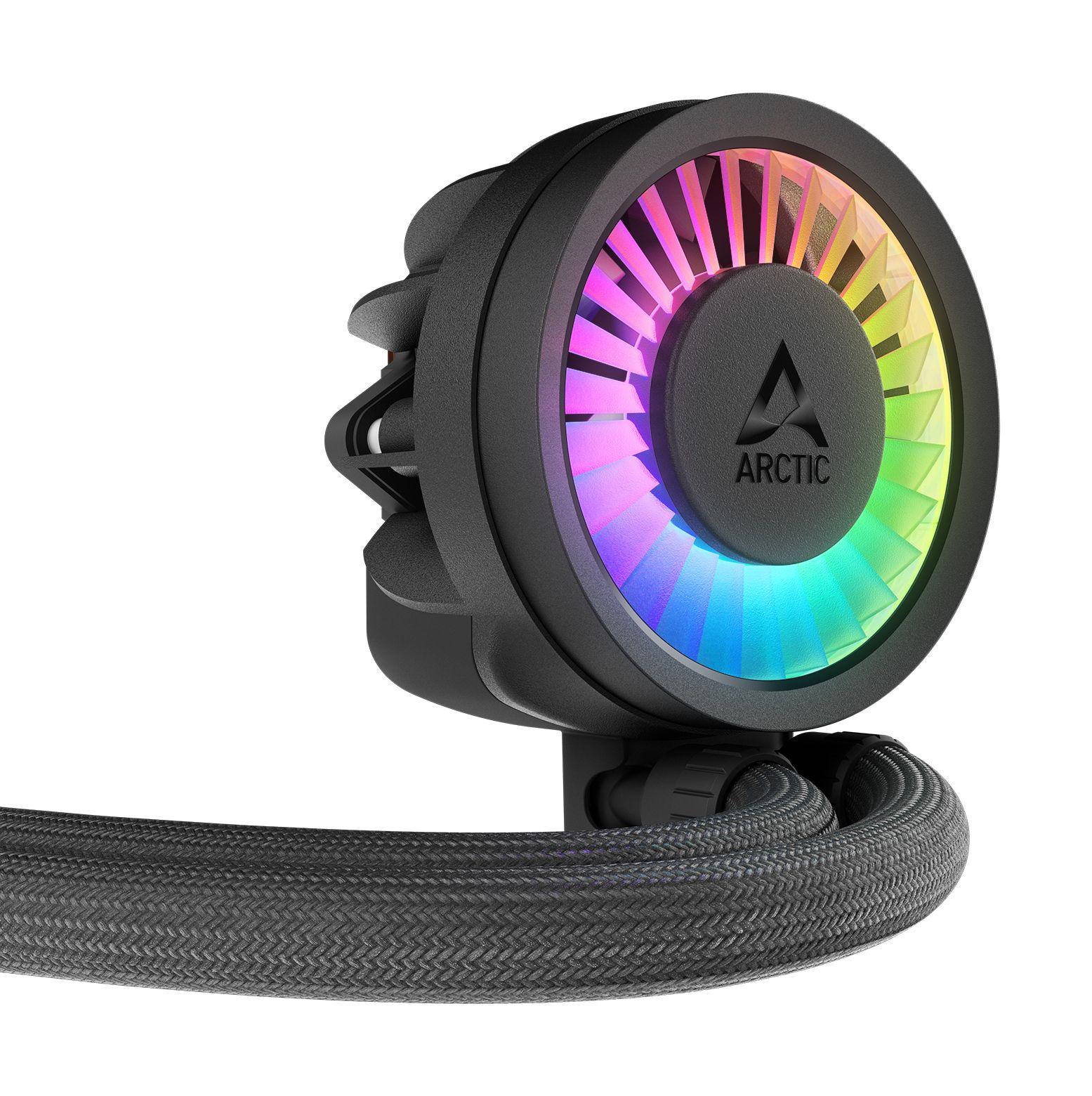 Refrigerador Líquido All-in-One ARCTIC Liquid Freezer III Pro 420 A-RGB (140 mm - 3 ventoinhas - 2500 RPM - Preto) — miniatura 4
