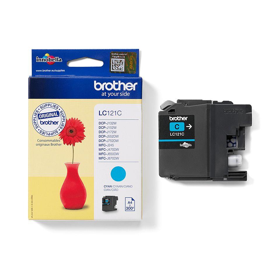 Tinteiro BROTHER LC121C (300 páginas - Ciano) — miniatura 5