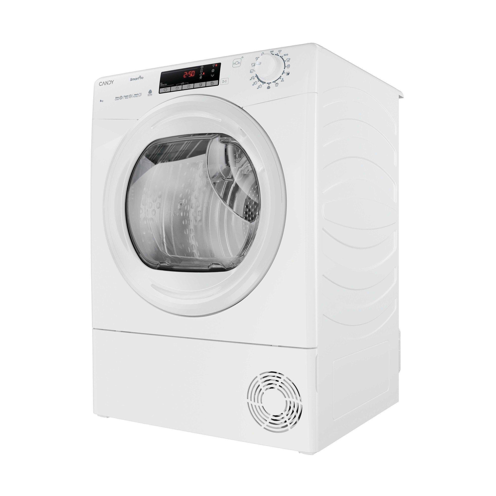 Máquina de Secar Roupa Independente CANDY CROEH8N2TES (8 kg - Bomba de calor - Altura 85 cm - Branco) — miniatura 3