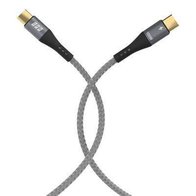 Cabo USB-C EFB USB-CC-00003 (2 m - Cinzento) — miniatura 4