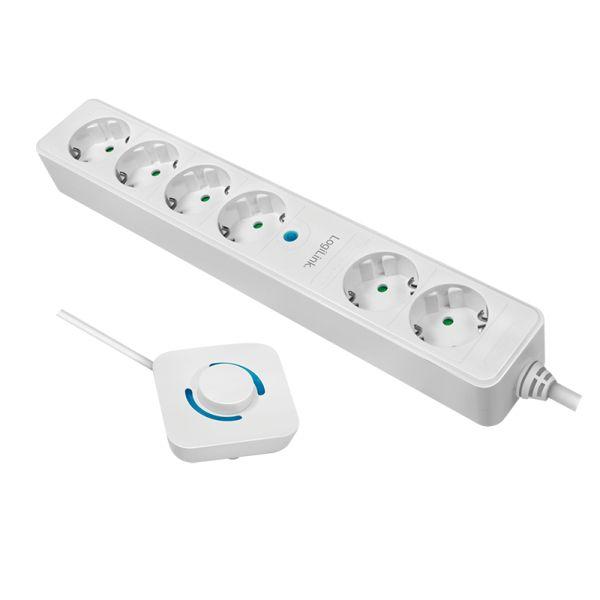 Régua de Tomadas LOGILINK LPS271 (Policarbonato - Branco), miniatura 4