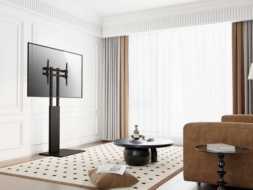 Suporte de Chão para TV EQUIP 650615 (37–75" - 40 kg - VESA 600 x 400 mm - Preto), miniatura 3