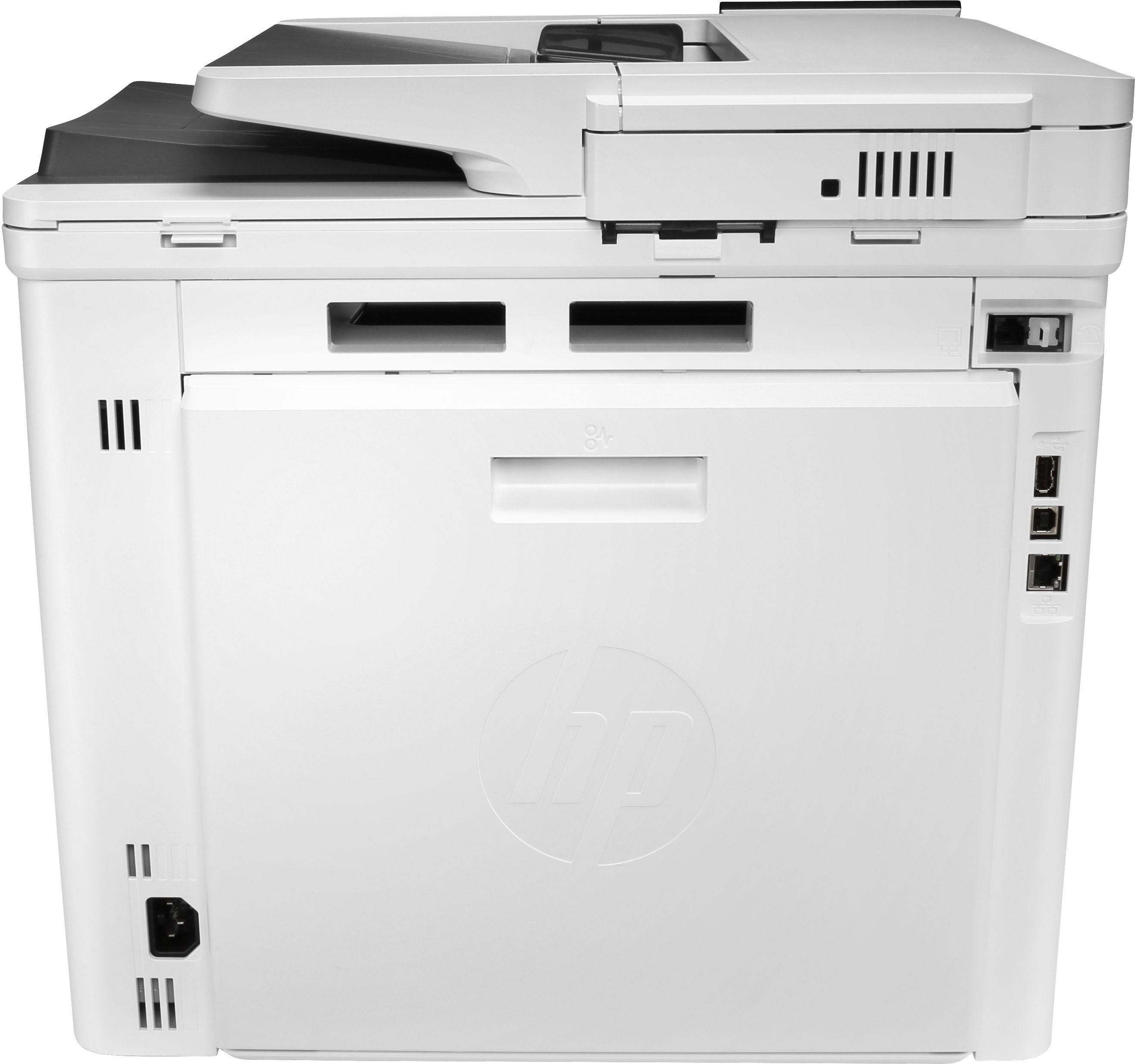 Impressora Multifunções HP Color LaserJet Enterprise M480f (A4 - Impressão a cores - 300 folhas - Branco e Preto) — miniatura 4